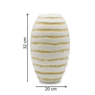 Seawhite Wavy Pattern Vase Dimensions