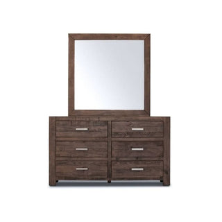 Sedona Reflection Masterpiece Grey Stone Square Mirror