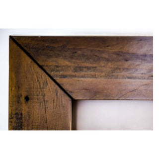 Sedona Reflection Masterpiece Grey Stone Square Mirror Corner Close-up