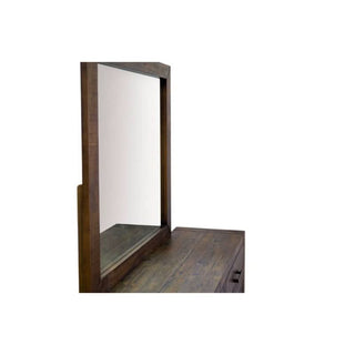 Sedona Reflection Masterpiece Grey Stone Square Mirror Side Profile