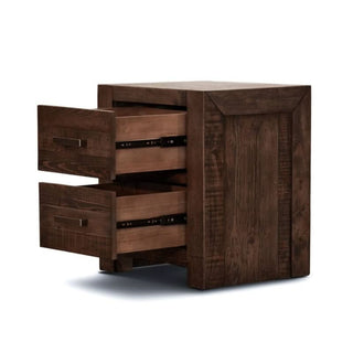 Sedona Solid Pine Bedroom Suite Bedside Table Side Profile