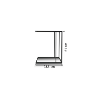 Serenity Blue Tea Side Table Dimensions