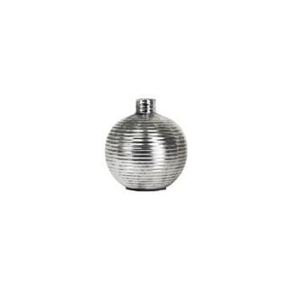Silver Metal Vase