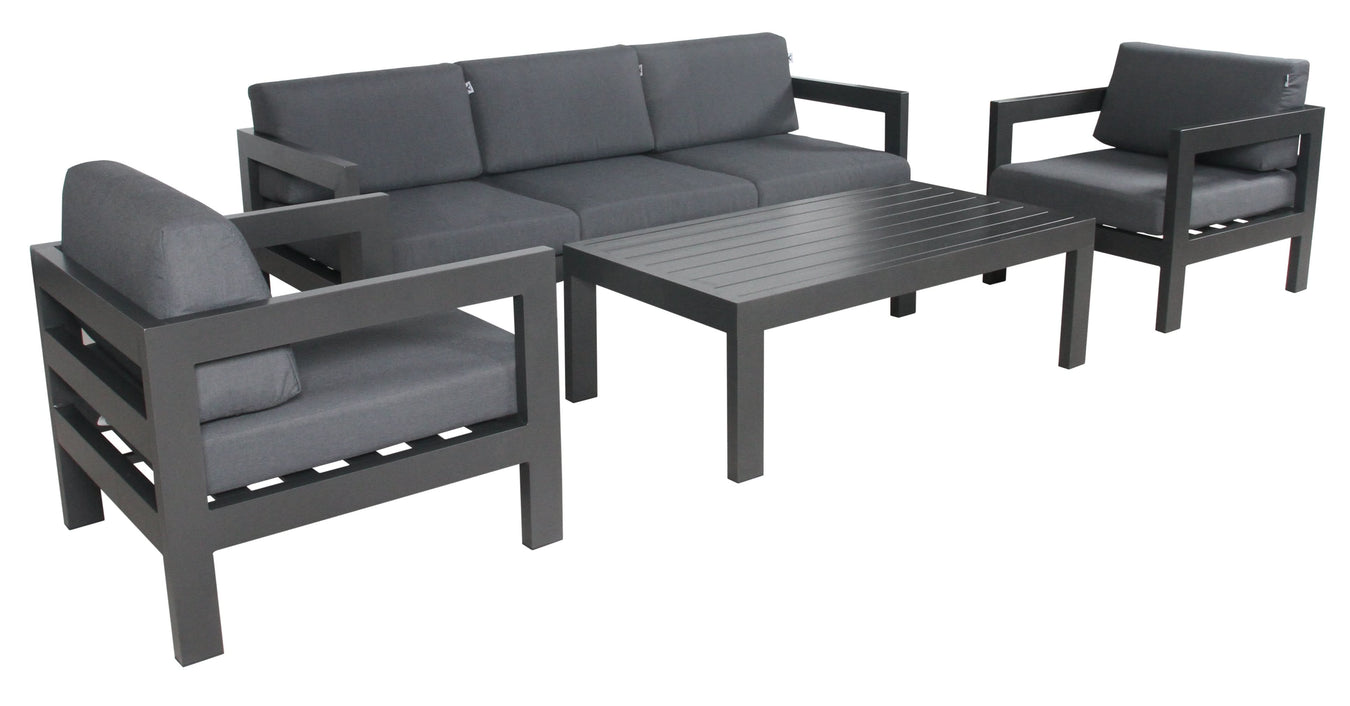 Sleek Elegance Unleashed: Artemis Outdoor Coffee Table in Charcoal