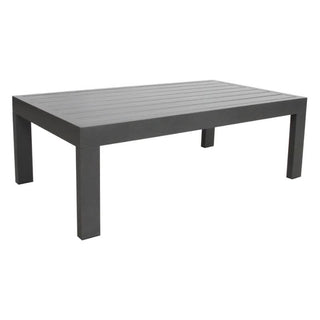 Sleek Elegance Unleashed: Artemis Outdoor Coffee Table in Charcoal Side Look