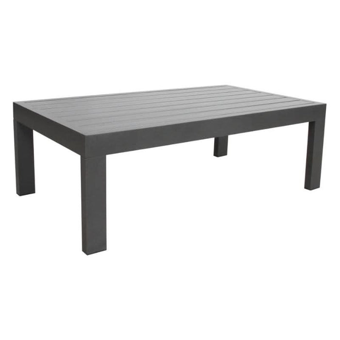 Sleek Elegance Unleashed: Artemis Outdoor Coffee Table in Charcoal Side Look