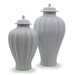 Sleek and minimalist New Port White Jar Set