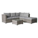 Solway Oasis Elegant Outdoor Modular Lounge in Light Grey