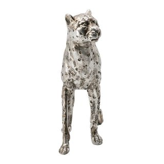  Standing Leopard Statue Front Profile