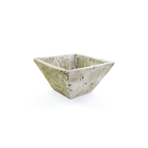 Stone Tapered Square Pot