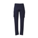 Syzmik Mens Streetworx Curved Cargo Pants Back Profile In Navy
