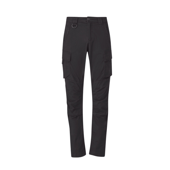 Syzmik Mens Streetworx Curved Cargo Pants In Charcoal
