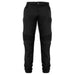 Syzmik Mens Streetworx Stretch Cuffed Pants Front Profile in Black