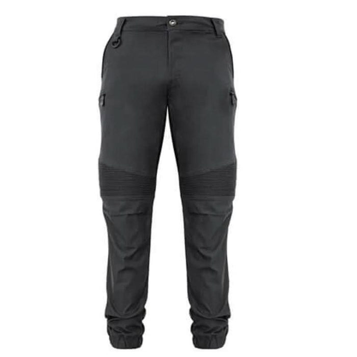 Syzmik Mens Streetworx Stretch Cuffed Pants in Charcoal