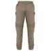 Syzmik Mens Streetworx Stretch Cuffed Pants in Khaki