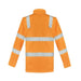 Syzmik Unisex Hi Vis Vic Rail 2 In 1 Softshell Jacket Back Profile