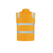 Syzmik Unisex Hi Vis Vic Rail 2 In 1 Softshell Vest Back Profile