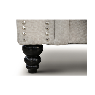 Taegon Chesterfield 3 Seater Lounge Sofa Legs Close-up