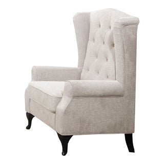 Taegon Regal Chesterfield Wing Chair Side Profile