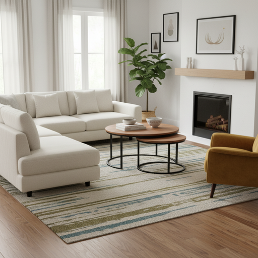 Talisman Coffee Table Set Of 2 - Walnut/Black