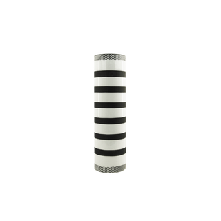 Tall Black and White Tribal Vase