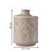 Tan Banana Leaves Jar Dimensions