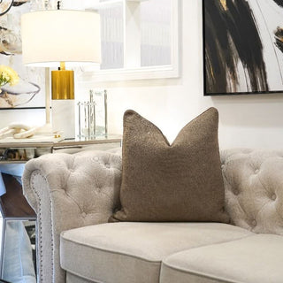 Taupe Woven Cushion Outer Look
