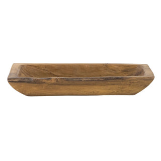 Teak Wood Tray Side Profile