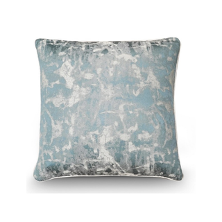 Teal Grey And Beige Modern Cushion 55 x 55 cm