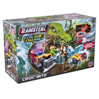 Teamsterz Colour Change Croc Bite Playset Package