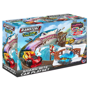 Teamsterz Colour Change Shark Bite Playset Package