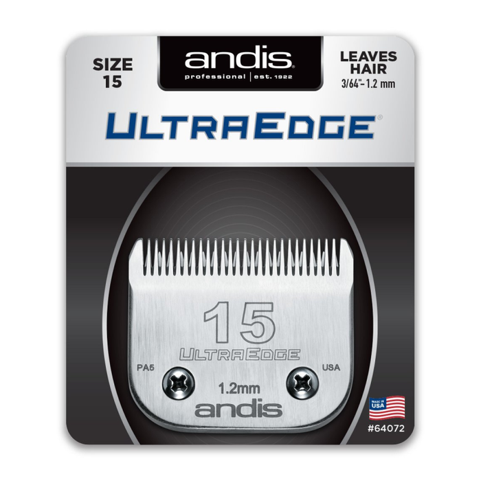 The Andis Blade UltraEdge Size 15 Packaging