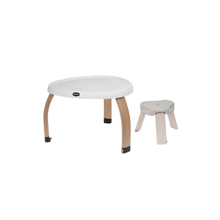 Tiny Love 5-In-1 Black & White Stationary Activity Center Table and Chair