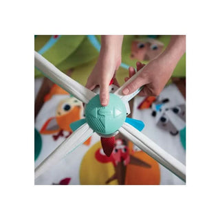 The versatile Gymini Deluxe with adjustable arches transformed for varied developmental activities