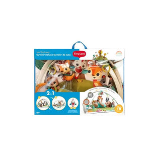 Package view of the Tiny Love Baby Playmat Into The Forest Gymini Deluxe