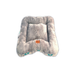Ultra-Soft Grey Cushioned Bed for Dogs & Cats