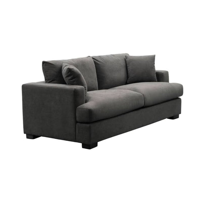 Sophisticated Hastings Fab Lounge in Chic Dark Grey with High-Performance Fabric