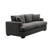 Sophisticated Hastings Fab Lounge in Chic Dark Grey with High-Performance Fabric