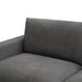 Elegant Dark Grey Hastings 2.5 Seater Sofa with Plush Scatter Cushions