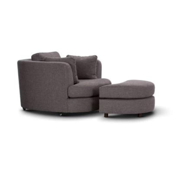 Elevate Your Home Decor with the Elegant and Spacious Orlando Swivel Gray Chair