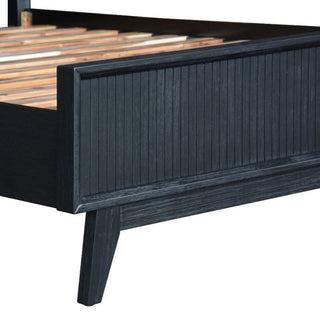 Ella Bed: Black Wood Beauty and Elegance Combined