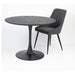 Sleek Polka Charm Dining Chair in Versatile Grey for Modern Homes