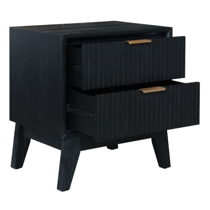 2 drawer bedside table