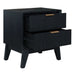 2 drawer bedside table
