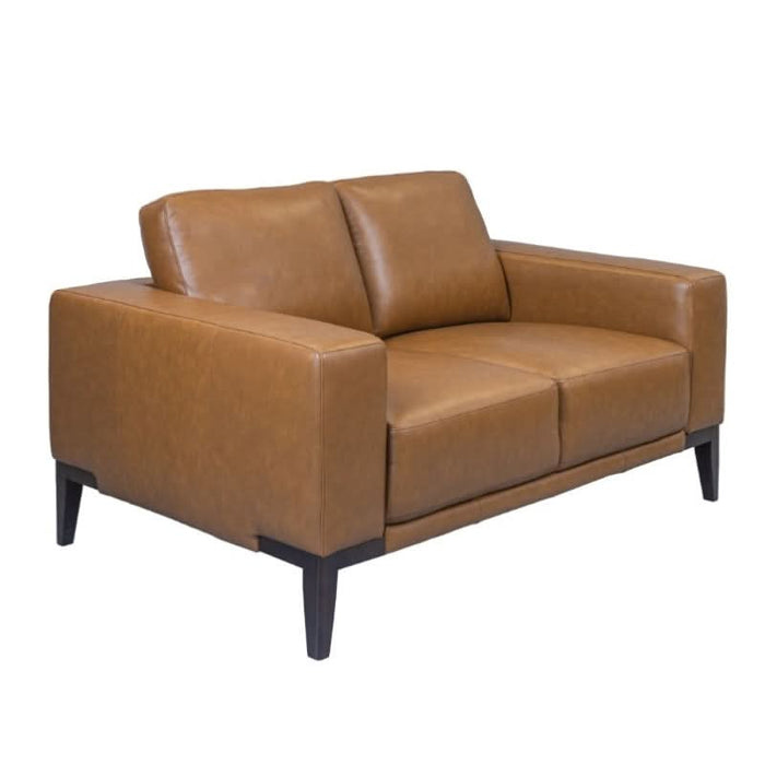 Indulge in the Camin Luxury Tan Leather Sofa – Classic Elegance Redefined