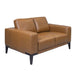 Indulge in the Camin Luxury Tan Leather Sofa – Classic Elegance Redefined