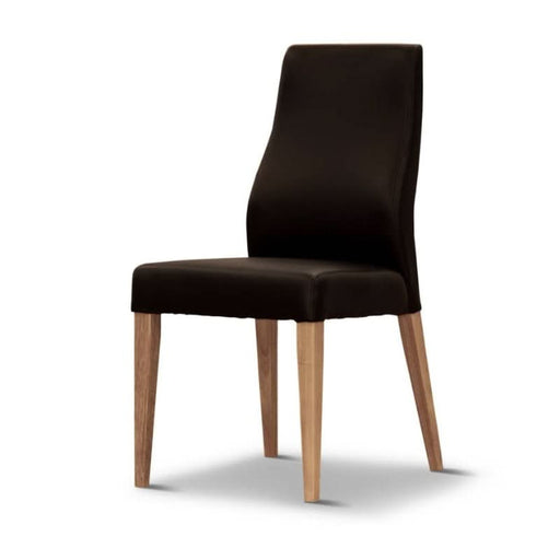 Contemporary Black Polyurethane Highland Chair for Dining Rooms