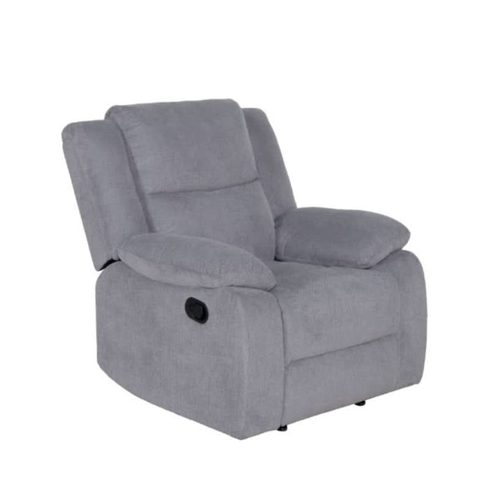 Stylish Mid Grey Single Recliner with Premium Foam Cushioning
