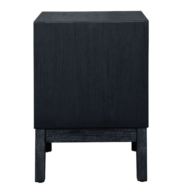 Solid timber bedside table