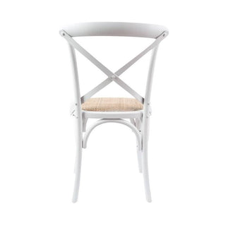 Contemporary White Birch Timber Dining Chair with Artisan Detailing